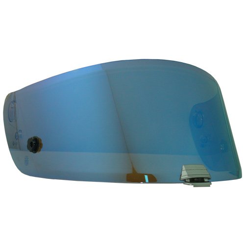 HJC HelmetsHJC HJ-20 Shield/Visor Gold,Silver,Blue,Smoke,Clear,Pinlock Ready, For R-PHA 10, RSP 10 helmets, Bike Racing Motorcycle Helmet Accessories - Made in Korea (Blue)