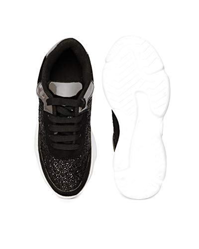 Image of Vendoz Women Casual High Heel Sneakers I Cushioned Insole I All Day Comfortable I Lightweight and Stylish Shoes for Girls CNV6015
