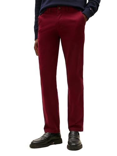 Image of Tommy Hilfiger Men's Stretch Cotton Chino Pants in Custom Fit