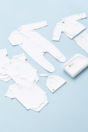 Image of monica + andy Double Zipper One Piece, 100% Organic Baby Clothes for Girls & Boys, Unisex, Preemie, Newborn & Infant Sizes