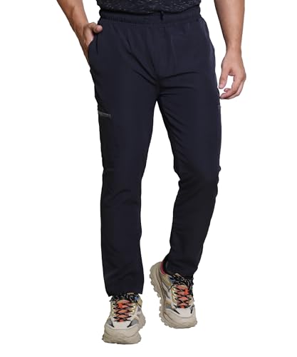 Image of Track Pant for Men - Polycotton Joggers, Gym Pants & Lowers for Men with Adjustable Waist, Moisture-Wicking Fabric & Pockets - Cargo & Ideal Sports Pajamas for Workout & Casual Wear