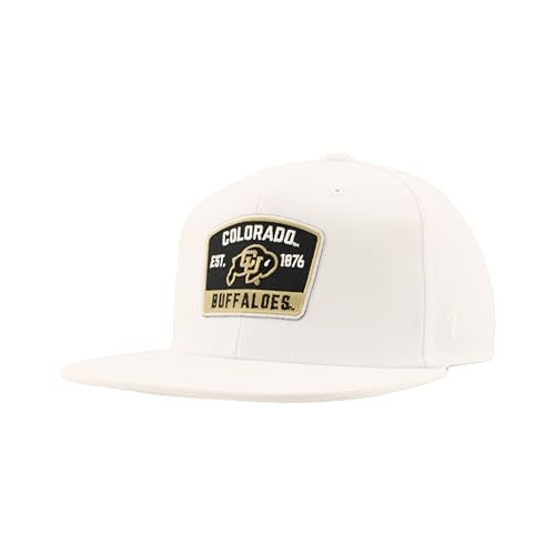 Gorra plana snapback blanca Colorado Buffaloes NCAA miniatura 1