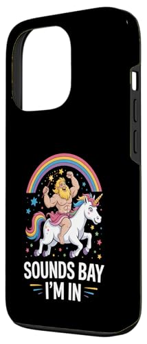 Funny Sounds Gay Im in Saying Unicorn Rainbow Humour Gag Pun Coque pour iPhone 13 Pro – vue 2