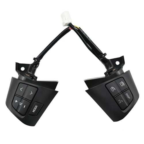 Car Steering Wheel Control Buttons for Toyota for Corolla Wish Altis 2010 2011 2012 2013 Steering Wheel Switches Buttons 84250-02230 8425002230(Black)