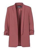 PIECES Damen Pcboss Noos 3/4 Blazer, Apple Butter,M