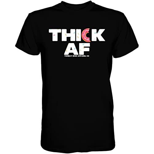 Combat Iron Men's Graphic Tee | Thick Donut Edition Athletic Short Sleeve Novelty Shirt2