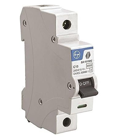 L&T India 16A B-Curve Single Pole ISI Marked Miniature Circuit Breakers (MCBs)