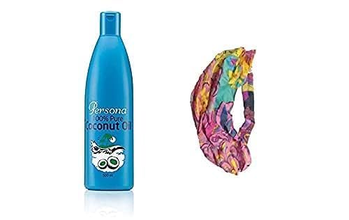 Amway persona 100% pure coconut oil - 500 ml and stylish hair/head band [ASSORTED] - COMBO