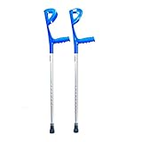 muletas para caminar en ingles Material – Altura del mango del bastón desde el suelo: de 74 cm a 99 cm; altura del soporte antibraquial: 22 cm; longitud del mango: 13 cm; capacidad máxima: 120 kg