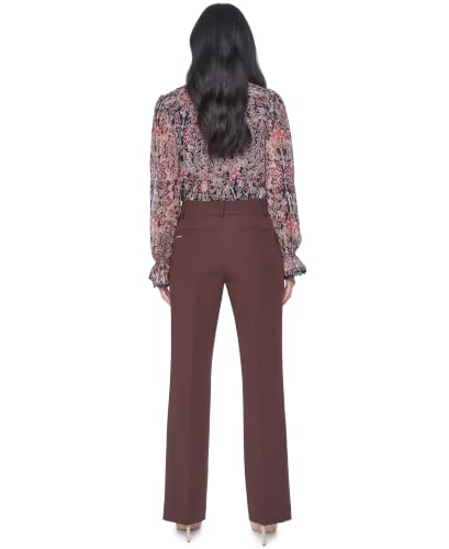 Image of Tommy Hilfiger Solid Sutton Boot Leg Trousers