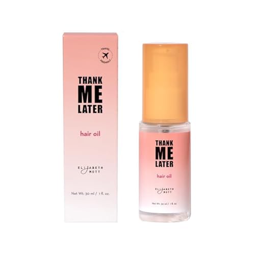 Elizabeth Mott Hair Oil for Frizzy, Damaged, Dry Hair – Rosemary, Lavender, Thyme, Jasmine, Sage & Chamomile Extract – Deeply Nourishing, Moisturizing & Strengthening Formula – Travel Size 30 mL