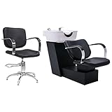 【AJUSTABLE EN ALTURA Y GIRATORIO】Gracias al mecanismo de elevación de gas, el sillón de peluquería es regulable en altura. También puede girar 360 grados con gran flexibilidad.