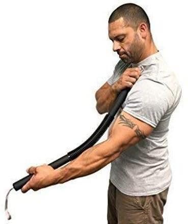 Dinetic 20kg Power Twister Upper Body Exerciser Shoulder,Bicep and Arm Strengthening012 Hand Grip/Fitness Grip (Black)-image-29