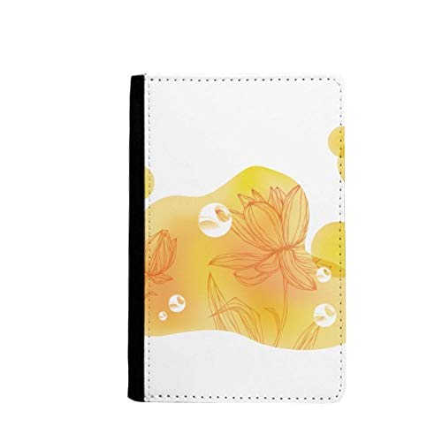 Étui pour passeport fleur de lotus multicolore contre l'usure de vos documents de voyage