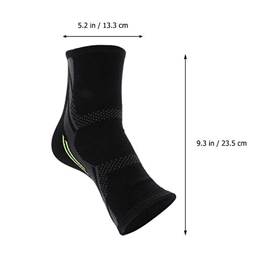 BESPORTBLE 1 par de Suporte de Tornozelo Cinta de Tornozelo Meias de Compressão Mangas de Compressão