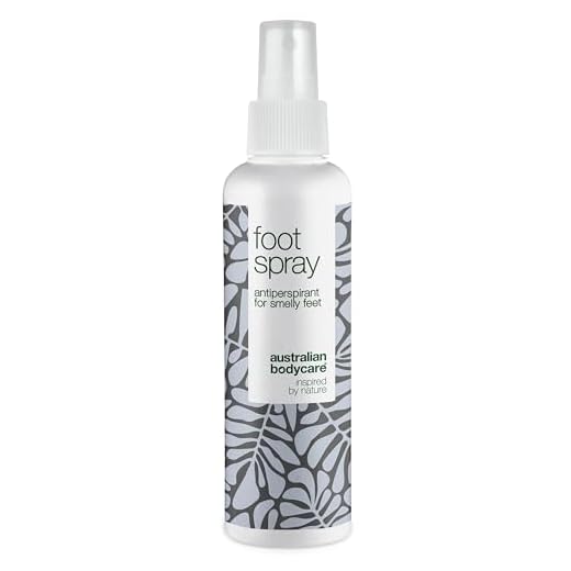 Australian Bodycare Foot spray 150 ml | Fotspray mot fotsvett och dålig lukt | Tea Tree Oil Antiperspirant för daglig användning – vid fotsvett och illaluktande fötter