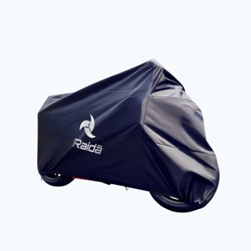 Image of Raida RainPro Bike Cover for RE Continental GT 650 (Navy Blue) Waterproof | Dustproof | with Mirror Pockets