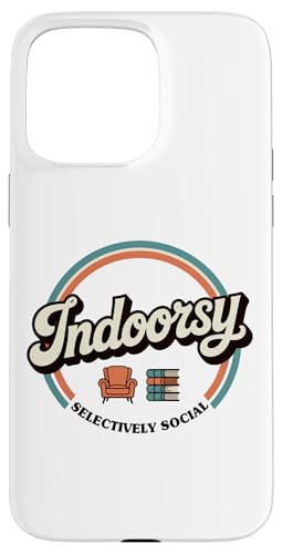 Indoorsy Selectively Social �r���e�[�W ���Љ�I �����I �X�}�z�P�[�X iPhone 15 Pro Max �p