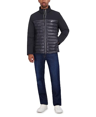 Image of Nautica Men's Lightweight Softshell Jacket - Bonded Fleece Lining, Regular, Big & Tall Sizes