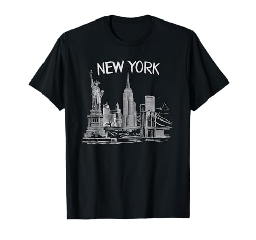 New York Gifts For Men Women NY City Vintage Urban NYC T-Shirt