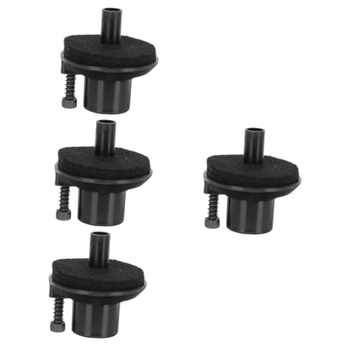 Abaodam 4pcs Drum Set Supplies Drum Cymbals Accessories Felt Pads Mute Cymbal Clutch Hi-hat