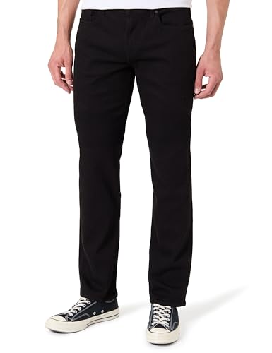 Jeans 7 For All Mankind Standard Homme noir rinse coupe droite élégante
