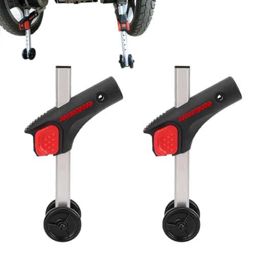 Roue de support anti-chute pour fauteuil roulant réglable