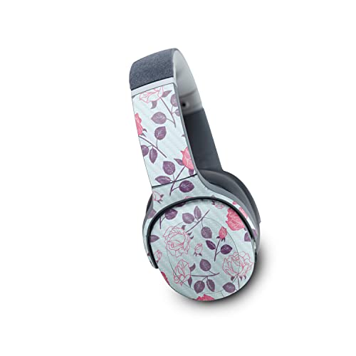 Image of MightySkins Carbon Fiber Skin Compatible with Skullcandy Crusher Evo Wireless - Vintage Floral | Protective, Durable Textured Carbon Fiber Finish | Easy to Apply | Made in The USA