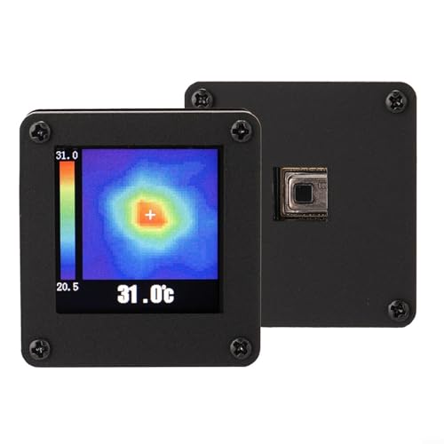 LVYXON Módulo de temperatura infrarrojo AMG8833 de la matriz de la cámara de la toma de imágenes térmicas para el IR 8X8 USB accionado 64 píxeles 60 ° ángulo de visión rango de detección 7M para la