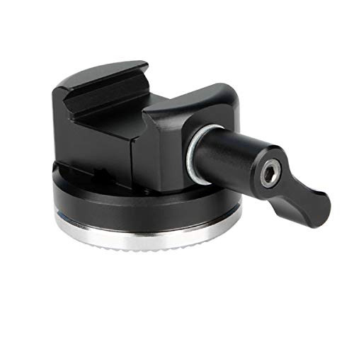 Image of NICEYRIG NATO Clamp to Rosette Mount Adapter (M6 Thread Diameter 31.8mm) Applicable for ARRI Rosette Wooden Handgrip, Quick Release and Lock