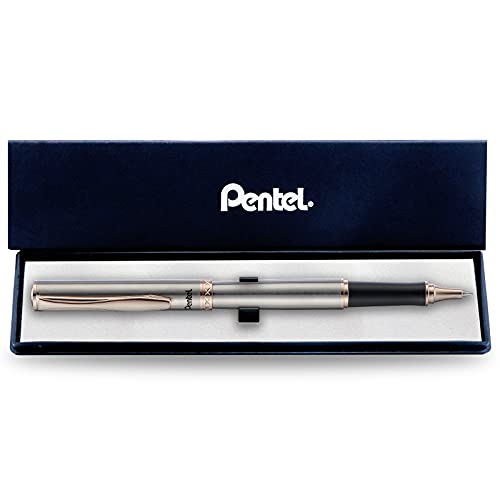 Comparativas de Marcas de lapiceros - solo los mejores. 29 Pentel K600PG-A-EST Bolígrafo Gel Sterling Cuerpo Roso Dorado,
