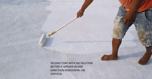 Image of NEXO Xtra Cool coat, flexible, Roofseal, 5 Litre, Waterproofing and Heatproofing Solution for Roofs, Terraces, Homes etc (5kg)