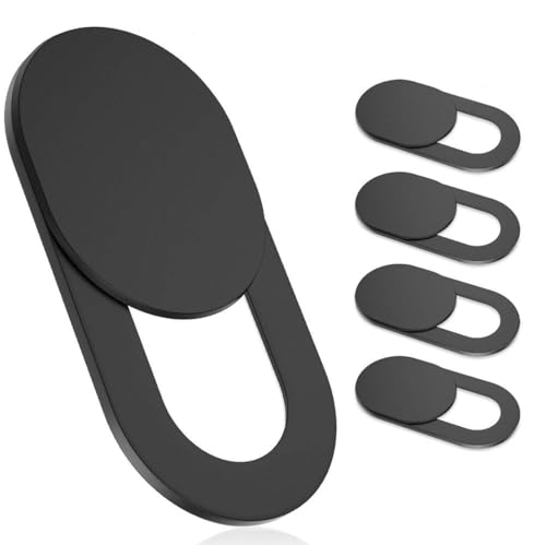 Ultra-Thin Webcam Cover [5 Pack] – Privacy Protector for Laptop, Tablet & Phone – 0.7mm Thin, Adhesive Security Slide