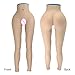 GAOLEI Realistic Silicone Pant with Fake Vagina Hip Enhancement Crotch Thickening Pants for Crossdresser Cospaly,Wheat colored,Upgrade