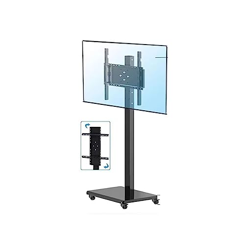 Soporte de TV móvil para piso, para 32-65 pulgadas, negro miniatura 1