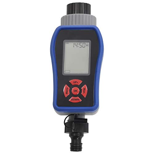 Preisvergleich Produktbild vidaXL Bewässerungstimer mit Einzelauslass Automatisch Digital Bewässerungsuhr Bewässerung Uhr Timer Garten Wasseruhr Wasserzeitschaltuhr