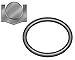 Piston Seal, 2 1/8IDx2 1/2OD, 3/16Wx3/16H