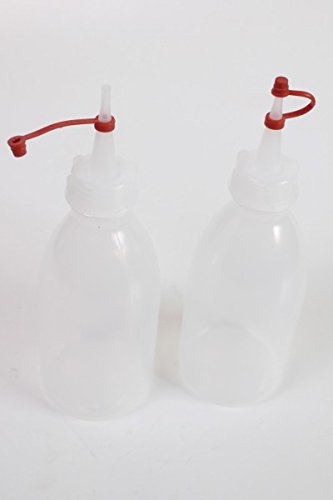 Produktbild von Qjuwhua Weithalsflasche 2x 1000 Ml HDPE – Quadratisch, Mit Deckel, Beschriftbare Etiketten, Für Flüssigkeiten, Pasten & Granulate