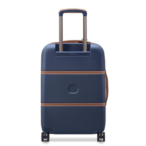 Image of DELSEY PARIS Chatelet Air 2.0 Hardside Luggage with Spinner Wheels, Navy Blue, Carry on Plus 20 Inch