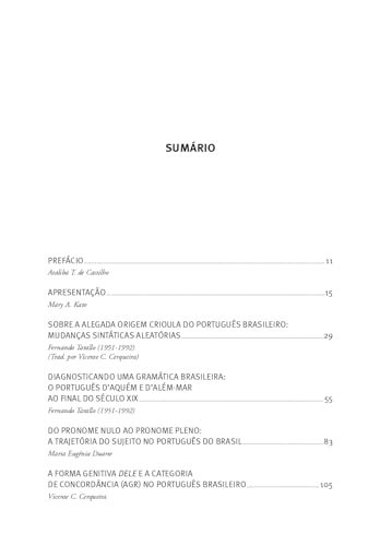 Português brasileiro: Uma viagem diacrônica