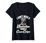 Photo Gallery donna non ho bisogno di un unicorno ho un cane corso maglietta con collo a v Photo Gallery donna non ho bisogno di un unicorno ho un cane corso maglietta con collo a v