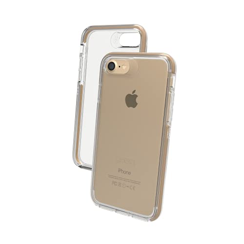 ZAGG Gear 4 Piccadilly Designed for New iPhone SE (2020) and iPhone 7/8 Case, Advanced Impact Protection by D3O - Gold