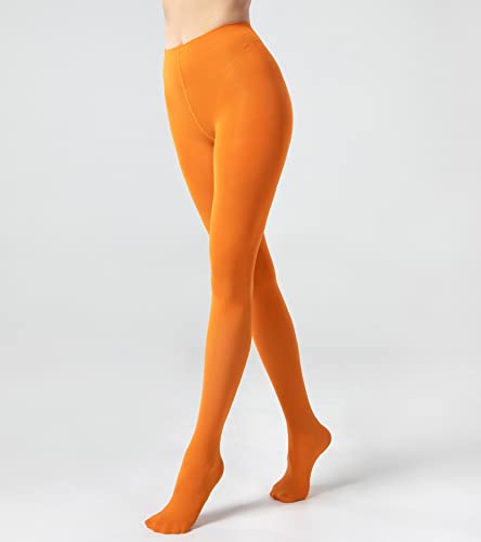 Image of Panda Bros Women's 70D Semi Opaque Solid Color Soft Footed Pantyhose Tights