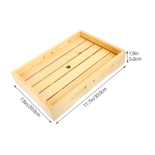 Plato japonés de madera para sushi de 12 pulgadas miniatura 2