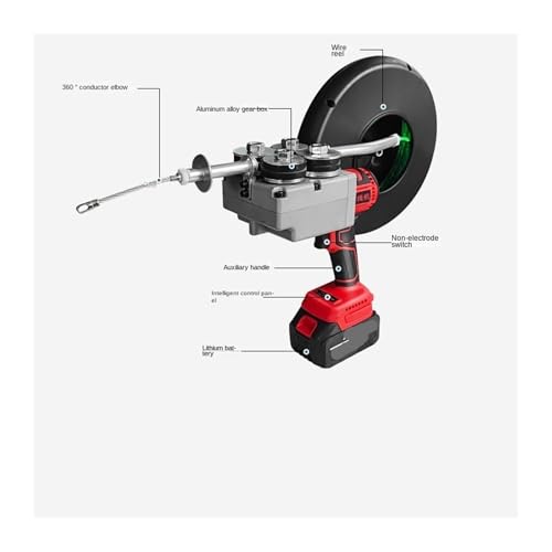 Extractor de cables eléctrico pasacables para tuberías de electricidad 4