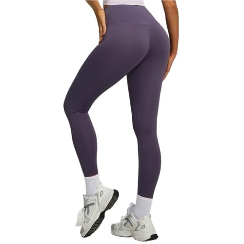 BFIENXAQL Ruiziliang Pantalones de Yoga sin Costuras de Alta Elasticidad for Mujer, Mallas de Entrenamiento y Correr con Levantamiento de glúteos de Cintura Alta(Dark Purple,XXL)