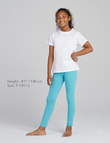 Image of LAPASA Boys & Girls Cotton T-Shirts 4 Pack Tagless Tees for 3T-13Y Kids K01
