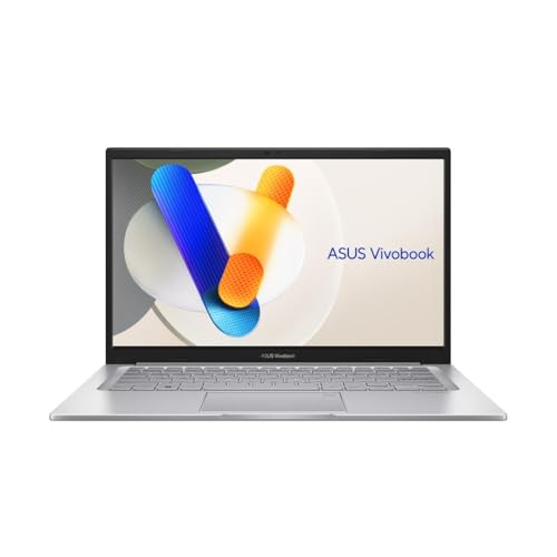Image of ASUS Vivobook 14 (2025), (i5-14th Gen) Intel Core 5 120U,Fingerprint Sensor,8GB RAM,512GB SSD,FHD, 14 inch, (35.5 cm),Win11,M365 Basic(1Y) Office 24, Silver, 1.4 Kg, X1404VAP-EB1521WS, Thin & Light Laptop