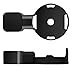Suixing Outlet Wall Mount Holder Hanger for Echo Dot 3rd Gen, A Space-Saving with Cord Management for Smart Speakers Hide Messy Wires Place on Kitchen Bedroom & Bathroom(Black, 2Pack)