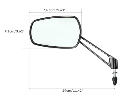 Espejo retrovisor de motocicleta para Dyna Street Glide Fat Boy Low Rider 5